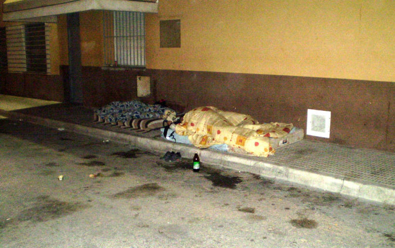 durmiendo en la calle 3